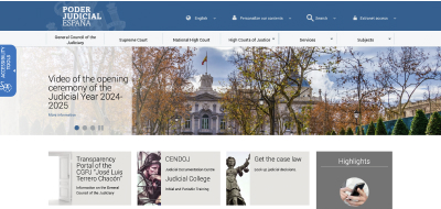 Web resource of the Judicial Authority of the Kingdom of Spain