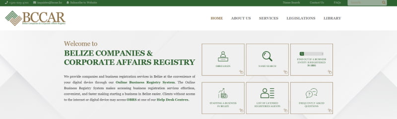 Belize Companies & Corporate Affairs Registry