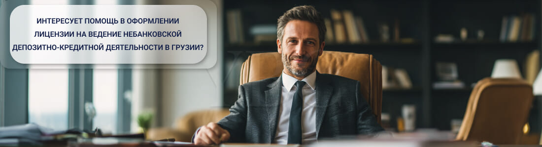 Получить лицензию на осуществление небанковской депозитно-кредитной деятельности в Грузии