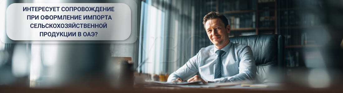 Получить разрешение на импорт сельскохозяйственной продукции в Дубае
