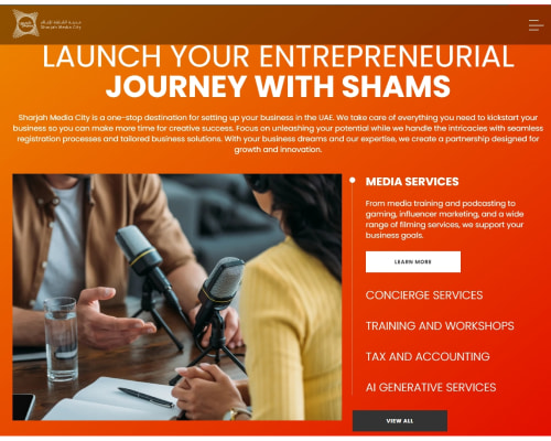 SHAMS为企业家和公司提供的服务