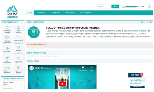 RAKEZ的公司注册流程可以方便地在线跟踪