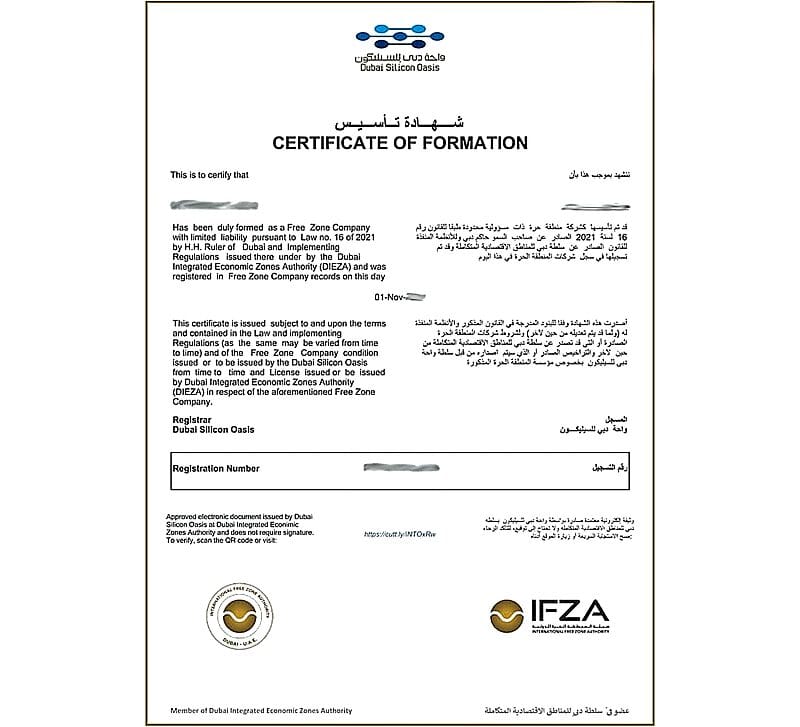 Certificate of Incorporation