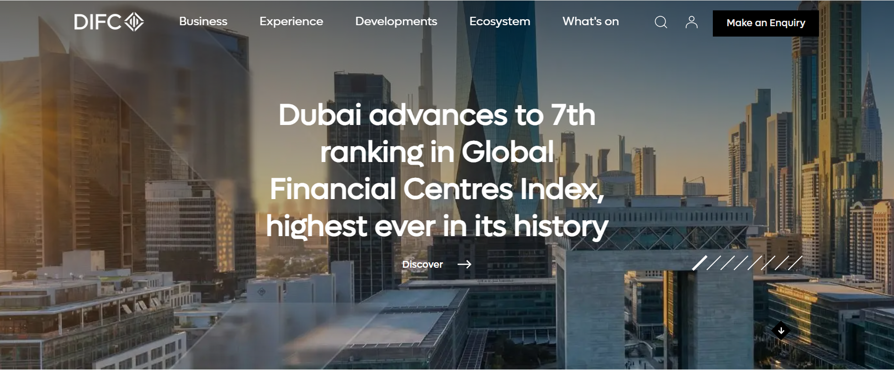 официальная страница DIFC