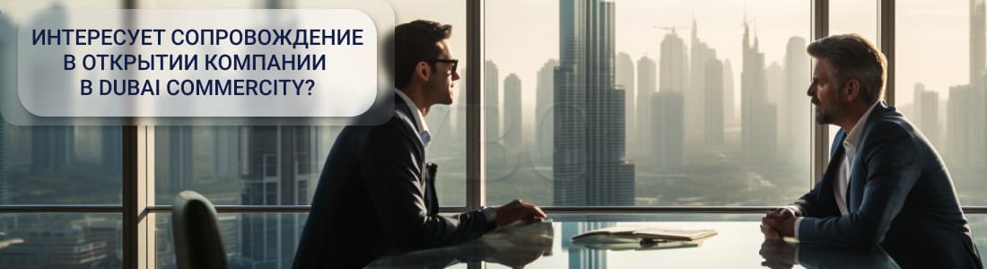 Создание компании в Dubai CommerCity (DCC)