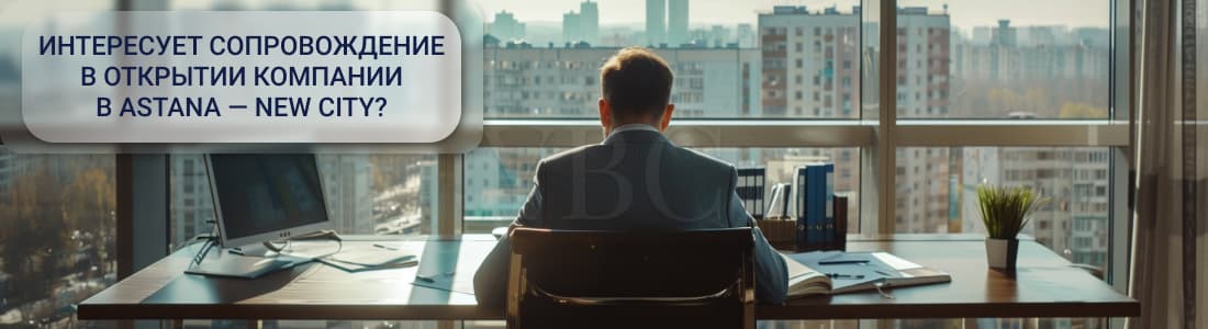 открыть компанию в Astana — New City