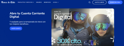 официальный сайт Banco de Chile