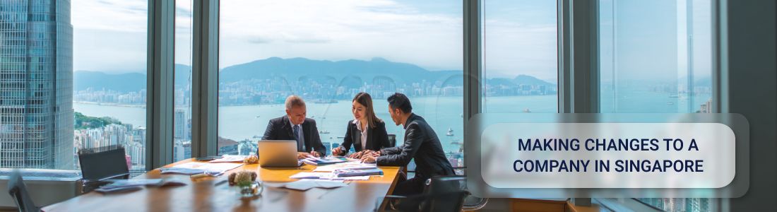 Внесение изменений в компанию в Сингапуре