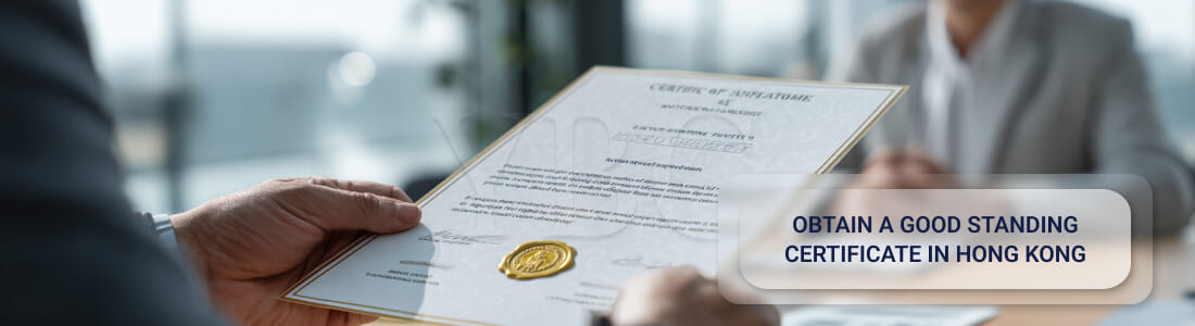 Получить сертификат Good Standing в Гонконге