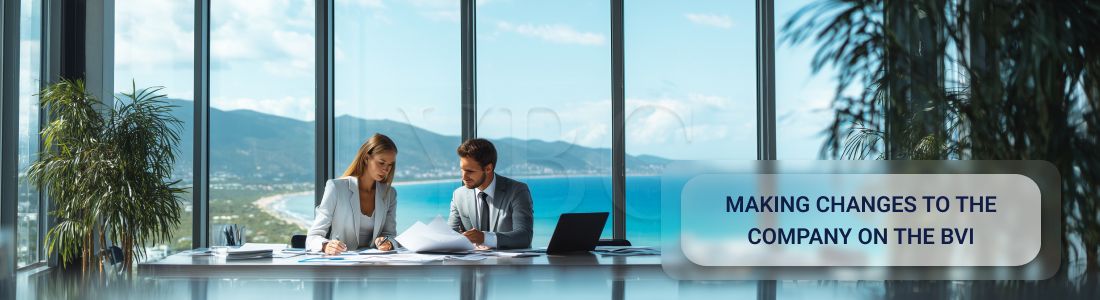 Внесение изменений в компанию на БВО