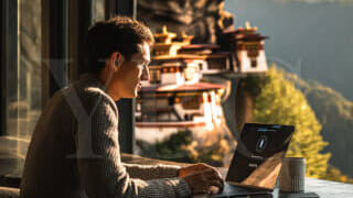 Получить визу цифрового кочевника в Бутане на базе блокчейна