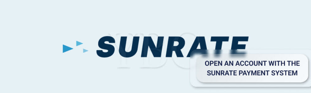 Открыть счет в платежной системе Sunrate